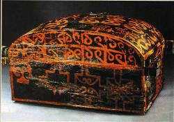 Гроб с расписным лаковым покрытием (1-я пол. V в. до н.э., из гробницы князя И, правителя царства Цзэн)