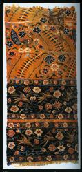Шелковая ткань кэ-сы с изображениями птиц и цветов. Эпоха Юань