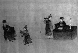 Illustration 5: Pièce inconnue. Détail de «Ryûkyû kabu zu no maki» – p. n° 3 – (Fond du Musée Tokugawa)
