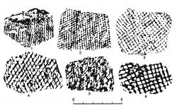 Рис. 4. Виды орнамента керамики раннего периода Янтяньшишани