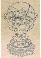  Ил.74. Справа: Гравюра с изображением планетария из сборника  Хуанчао лици туши &nbsp;&nbsp; [158, т. 3]. 