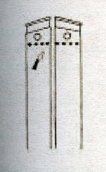 Рис. 1 Оленный камень с диадемой из Шибаркуль. Прорисовка по (Ван Бо, 1995, с. 242)